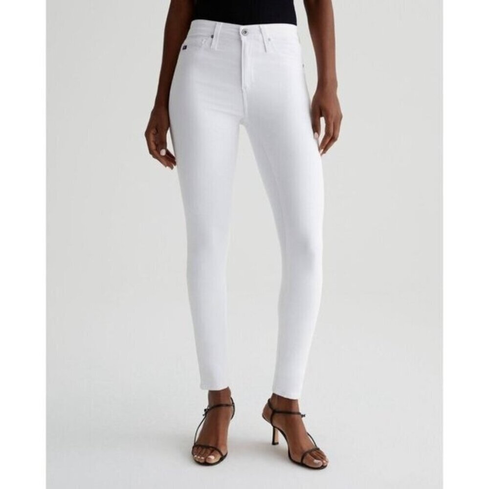 AG Adriano Goldschmied The Middi Ankle Mid-Rise Lengging Skinny Jeans Size. 27 W